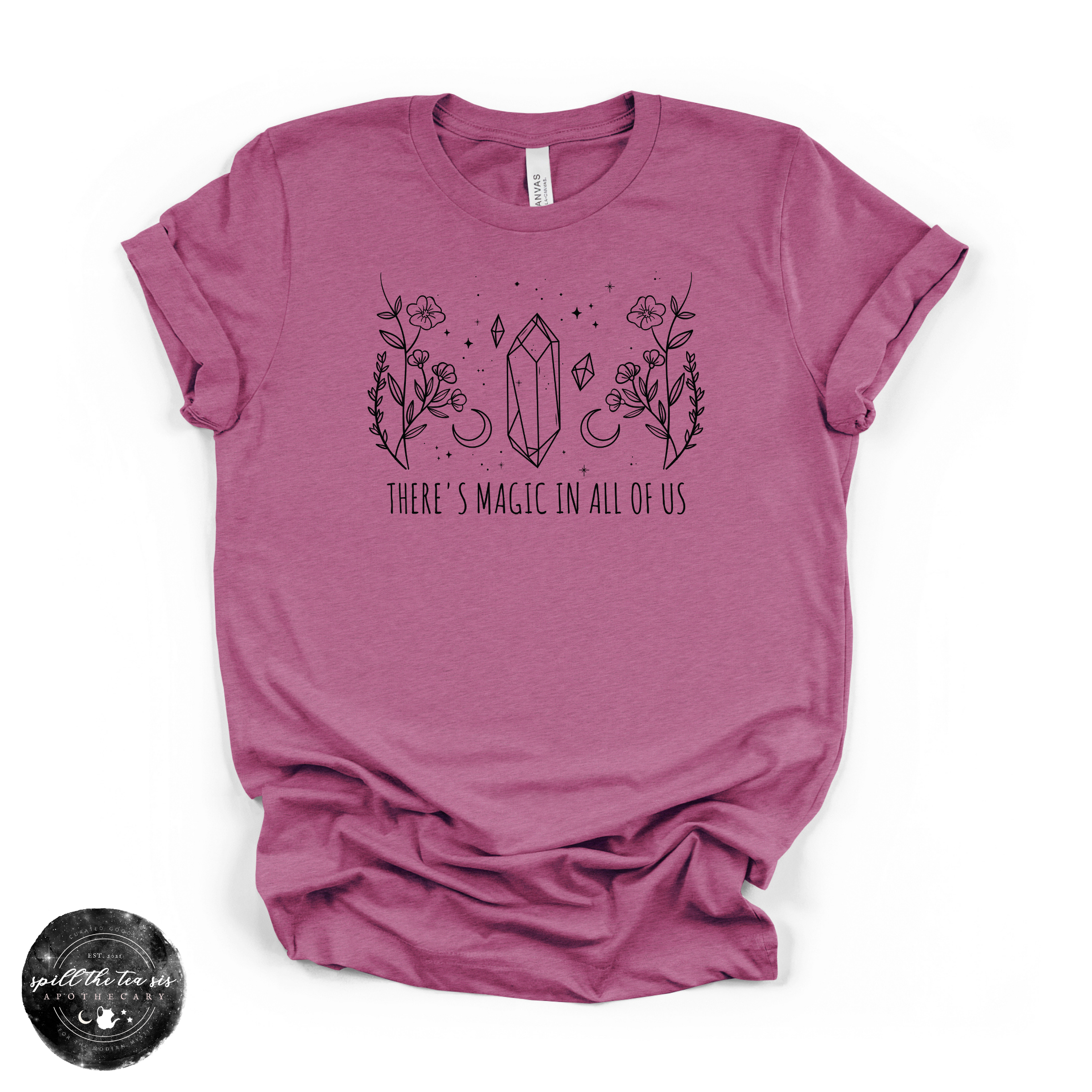 There’s Magic in All of Us Tee (BLACK DESIGN) | Inspirational Graphic T-Shirt