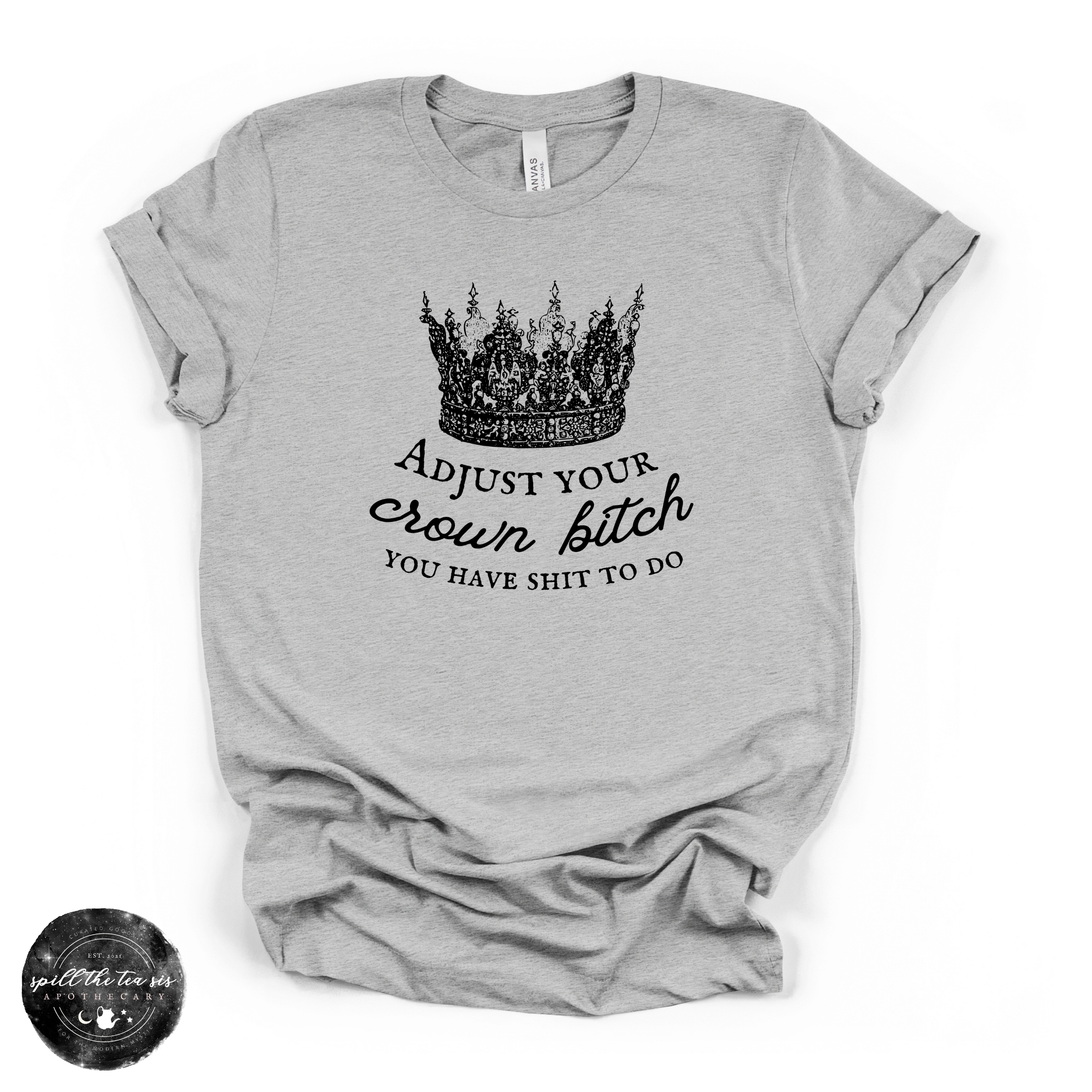 Adjust Your Crown Tee | Empowering Graphic T-Shirt